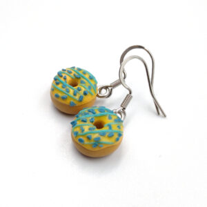 Náušnice Donut meruňkový